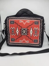 Native/ Indigenous/ Folk Inspired Art Print Laptop Bag, Handbag, 17" X 13"