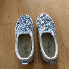 Disney Lilo and Stitch Slip-on Shoes Girls Kids Size 2 Blue