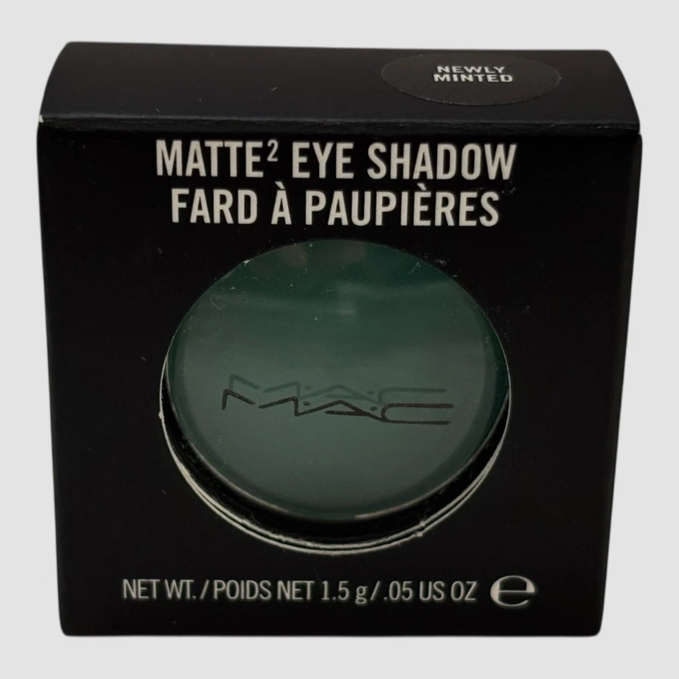 MAC Eye Shadow Powder Single, NEWLY MINTED (matte2) 0.05oz / 1.5g Full Size Box - Image 4 of 4