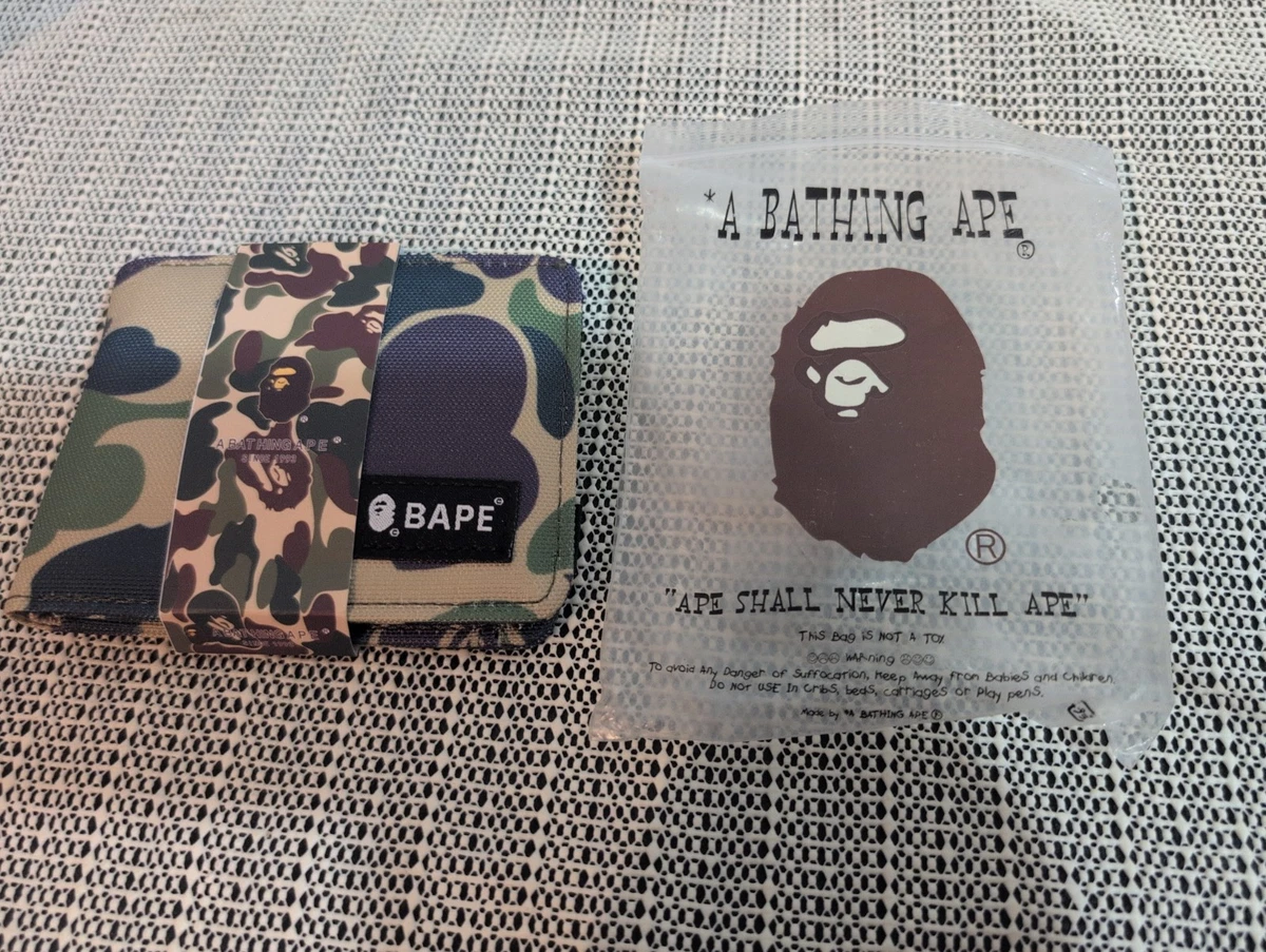 A Bathing Ape Green Wallets for Men for sale | eBay