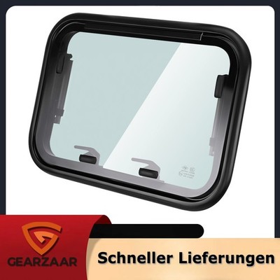 Wohnmobil Caravan Ausstellfenster für Anhänger 500*350mm Gehärtetes Glas Getönt