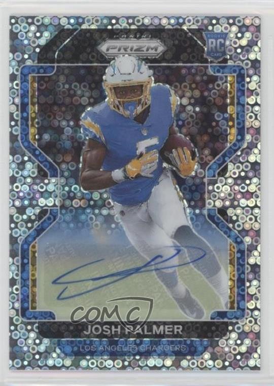 2021 Panini Prizm No Huddle Josh Palmer #359 Rookie Auto RC 0q84