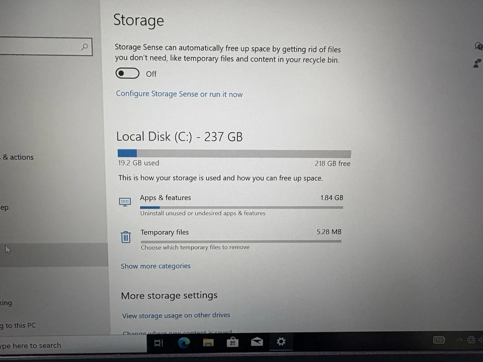 Clevo Laptop Notebook Computer N240WU i3-8130U 256GB SSD 4GB Ram Windows 10 Pro - Image 2 of 4