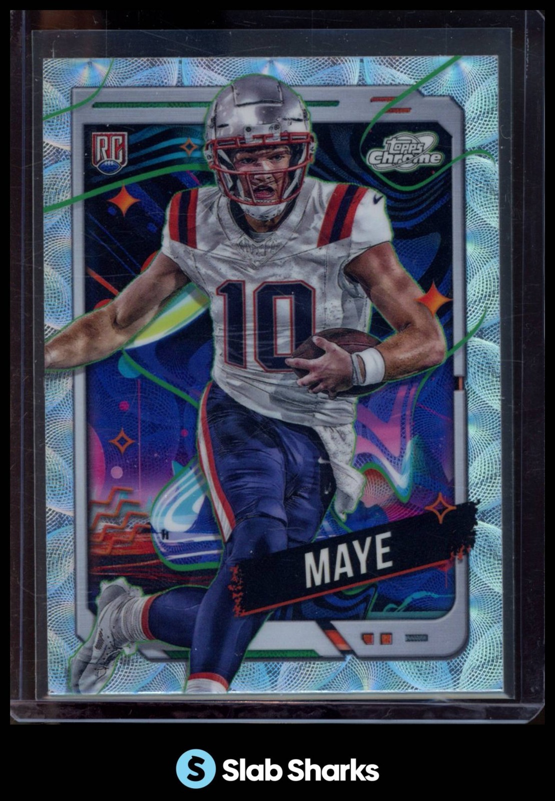 2024 TOPPS COSMIC CHROME #162 DRAKE MAYE NUCLEUS REFRACTOR RC ROOKIE