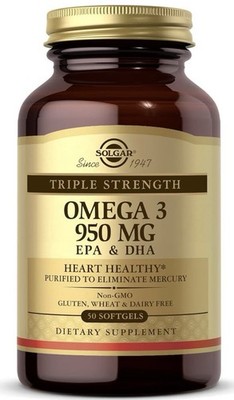 Omega-3 ''950'' mg Solgar 50 Softgel - Fantastic Results