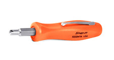 New Snap-on Pocket Tire Valve Screwdriver Sdddmt1ao Reversible Tip Orange T10