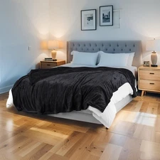 ONDAN Electric Throw Blanket 50x60 Throw Size with Cozy Microplush, 5 Heat Se...