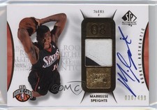 2008 SP Authentic Rookie Authentics 30/499 Marreese Speights #134 Patch Auto b9e