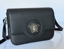 Versace Medusa Head Leather Black Small Shoulder Bag 1008100 NWT 1750