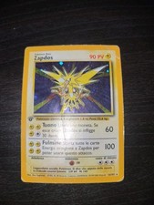 Zapdos 16/102 Carte Pokemon Holo Prima Edizione Ita