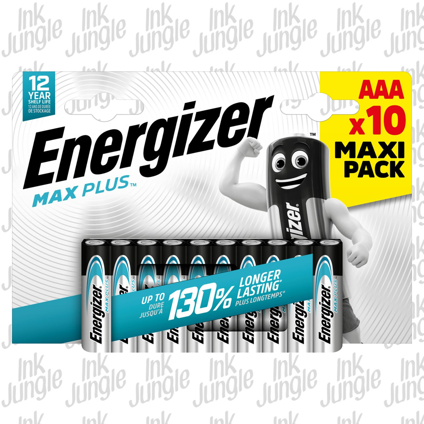 Pack of 10 Energizer Max Plus AAA Alkaline Batteries for Household Devices - Image 3