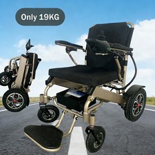 Lightweight Foldable Electric Power Mobility Wheelchair All Terrain Wheel Chairs