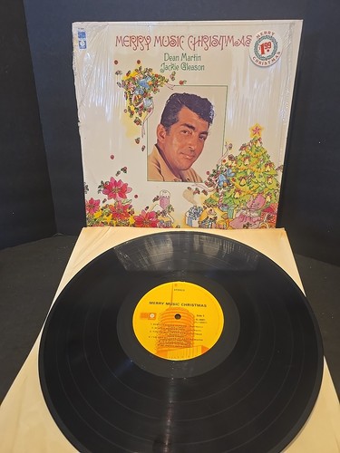 Dean Martin Merry Music Christmas 1973 Vinyl LP w/ Jackie Gleason VG+/F - Zdjęcie 1 z 13