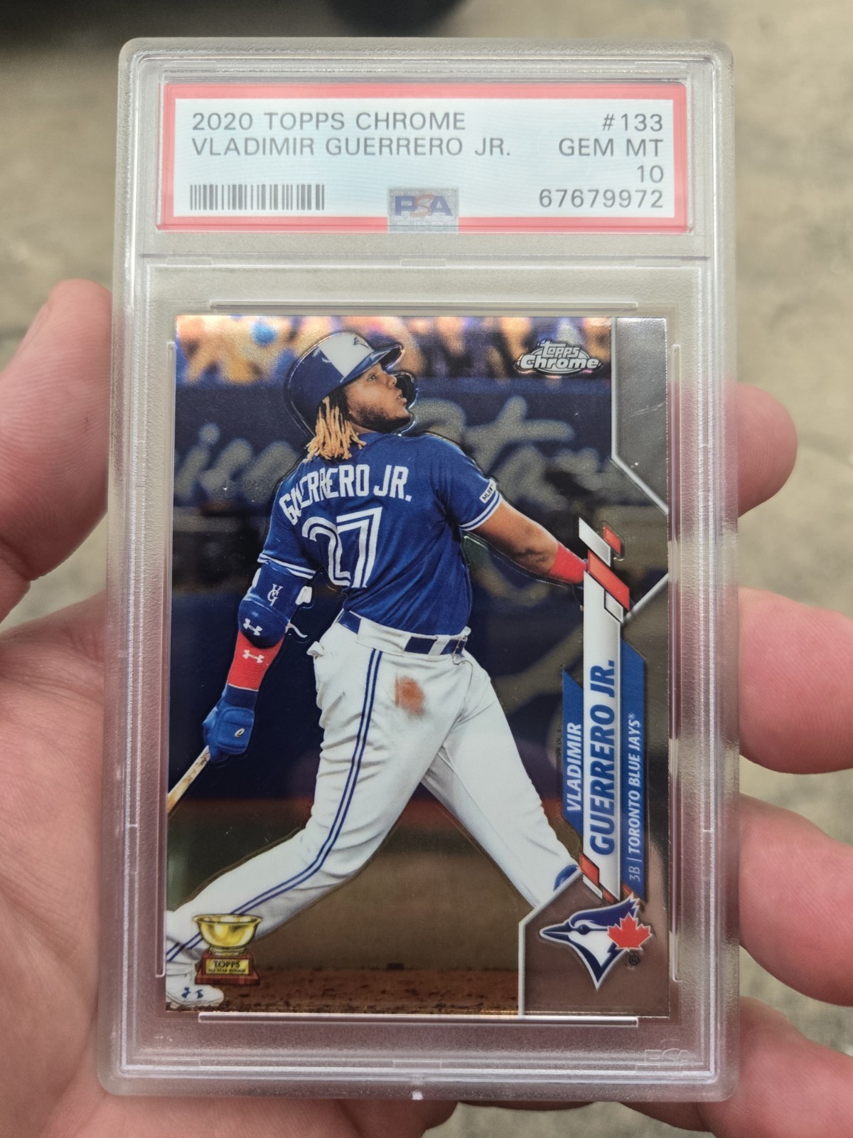 2020 Vladimir Guerrero Jr. Topps Chrome #133 PSA 10 ~ Rookie Cup