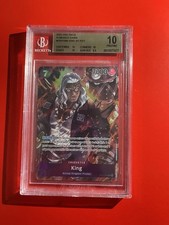 2022 One Piece King Op01-096 Alternate Art Pre Errata Bgs 10