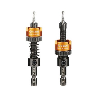 EZ EZEN Depth Adjustable Countersink Drill Bit (3 x 3 x 8mm (1/8'' x 5/16'') 