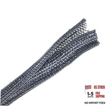 6.5ft - 1/2 inch Cord Protector Wire Loom Tubing Cable Sleeve Split Sleeving