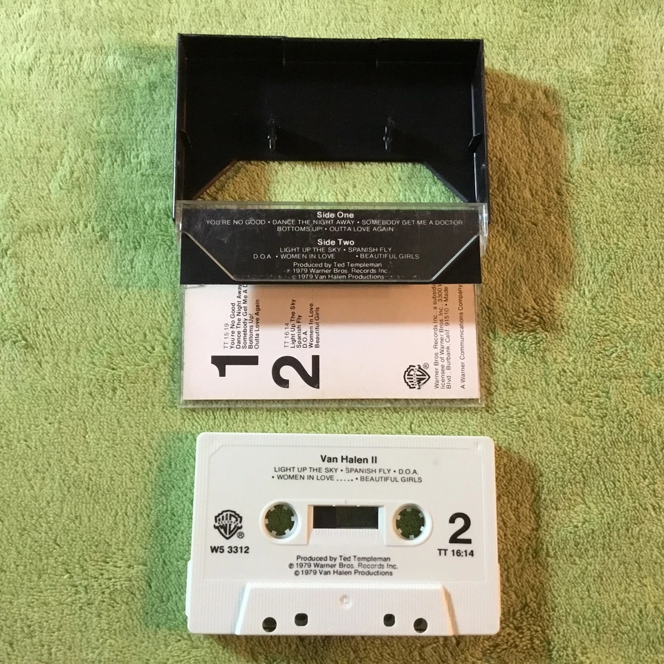 Van Halen – Van Halen II Cassette: WB W5 3312 - First Issued SR Pressing Tape - Image 2 of 3