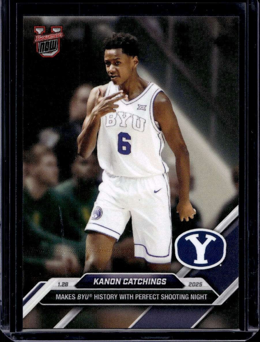 2024-25 Bowman U Now Topps #53 Kanon Catchings Base Card (Qty)