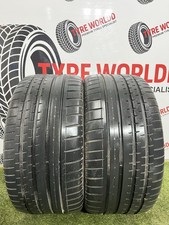 2X 255/40/17 CONTINENTAL SPORT CONTACT 2 N2, 6MM-7MM TREAD 