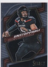 PATRICK MAHOMES Select DRAFT PICKS UNSTOPPABLE INSERT Card Texas Tech KC Chiefs!