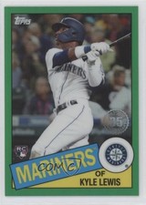 2020 Topps Chrome 1985 Topps Green Refractor 19/99 Kyle Lewis #85TC-22 7xr