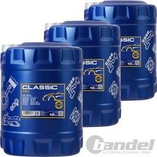 3x10L MANNOL CLASSIC 10W40 MOTOR&Ouml;L passend f&uuml;r VW 500.00 505.00 MB 229.3