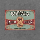 Vintage Buffalo Beer Metal Sign Sacramento Brewery Co. Lager #415930