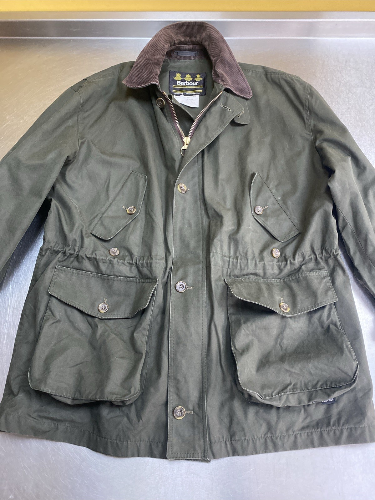 Barbour Ventile C46 Vintage Mens XXL 58in RAF Military Jacket Olive Green image 2