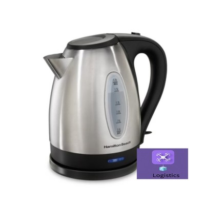 【Quick Completion】Hamilton Beach 1.7L40880:1500W Electric Silver,Plastic Handle