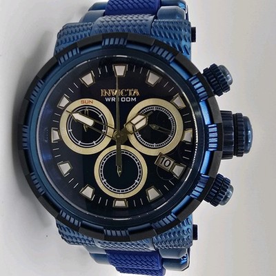 Invicta Men's Capsule Blue Label Chronograph Watch 27745 48mm Blue