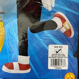 Sonic The Hedgehog Costume Child Accessories Kit Gloves Ring Shoe Covers