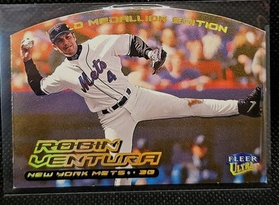 2000 Fleer Ultra Gold Medallion Edition Die Cut Robin Ventura #38G New York Mets