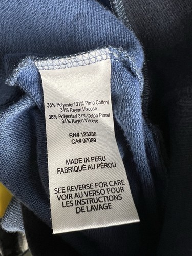 Travis Mathew Carlin Pullover XL Men's Blue Crewneck Lightweight Pima Cotton - Picture 12 of 14