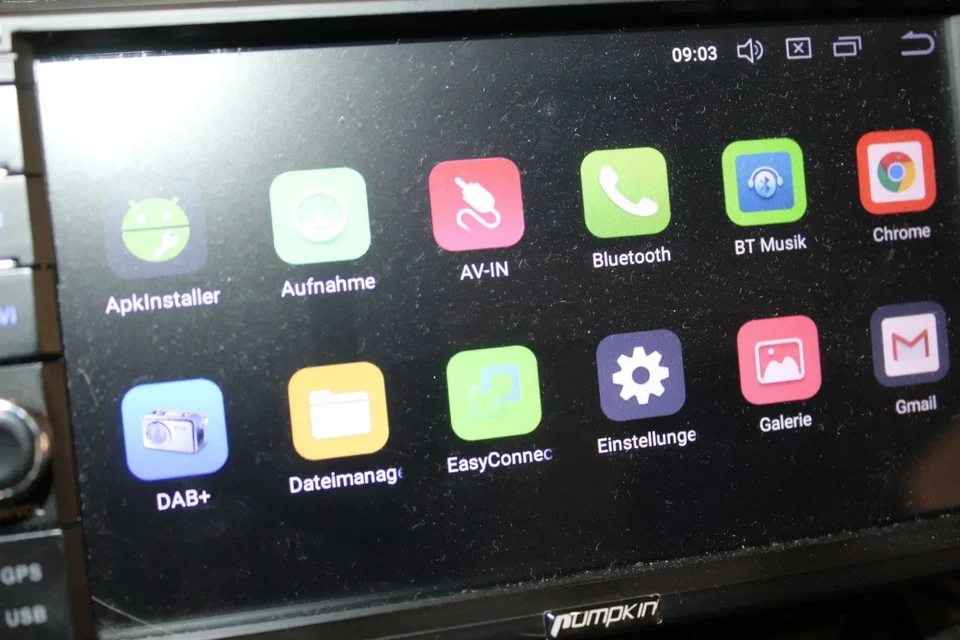 Pumpkin 10.1 Zoll 2-Din Android 10 Radio GPS Navi USB Navigation - Bild 3 von 4