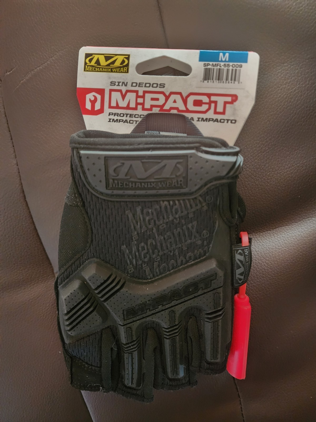Mechanix MFL-55-009 Mechanix Wear: M-Pact Fingerless Tactical Work Gloves Impact