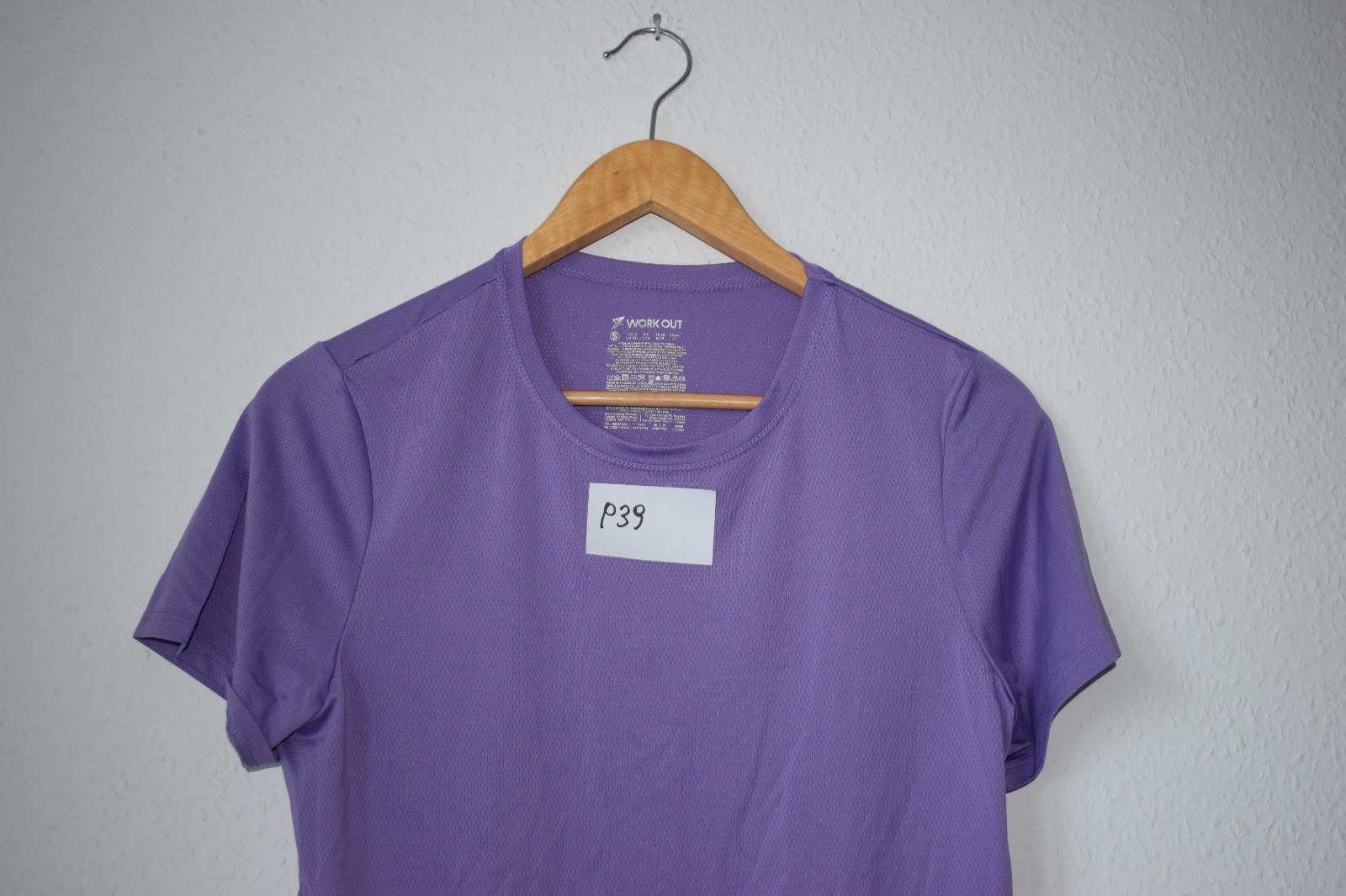 Primark WORK OUT Women’s Purple Performance T-Shirt - Size S image 5