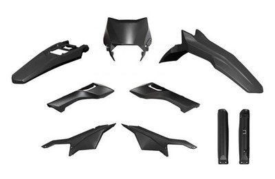 KUNSTSTOFFSET 6-TEILIG SURRON ULTRA BEE 23-24, SCHWARZ, RTECH R-KITSUR-NR0-624 PLATTEN