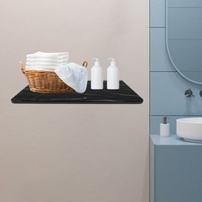 Modern Folding Wall Desk Wall-mounted Folding Table Foldable Table Black Indoor