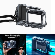 Street Handle Grip with Cold Shoe Button Lanyard For DJI Osmo Action 6 Accessory