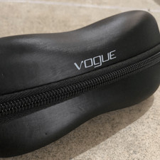 Vogue eyeglasses/sunglass case zippered hard case