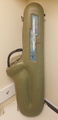 Selmer Henri Paris Green Blue Flight Serie Tenor Saxophone Case