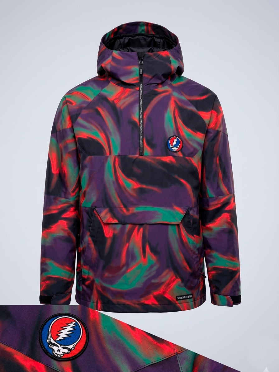 686 x Grateful Dead Anorak Snowboard Jacket - Limited Edition 686 x Grateful Dead Anorak Snowboard Jacket - Limited Edition