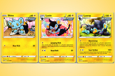 Shinx Luxio Luxray, Evolution Line, 3 Card Set, 2023 Crown Zenith