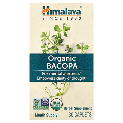 Organic Bacopa, 30 Caplets