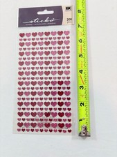 STICKO VALENTINE STICKERS / GLITTER HEARTS