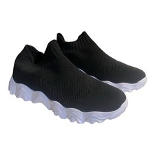 Kids Walking Running Shoes Boy Girl Casual Slip-on Trainers Athletic Sneaker