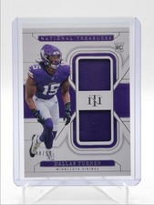 DALLAS TURNER 2024 NATIONAL TREASURES ROOKIE DUAL PATCH RC /99 Q5849