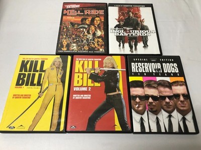 Q. Tarantino DVDs Hell Ride-Inglorious Basterds Kill Bill- Volume 1,2-Reservoir