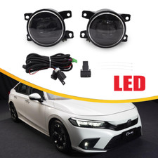 Fog Lights Led Lamps Set For 2022-2023 2024 Honda Civic Sedan Leftright Side